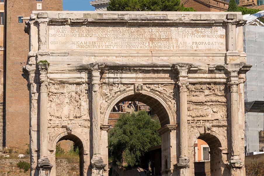 Arco di Settimio Severo (Oblouk Septima Severa)