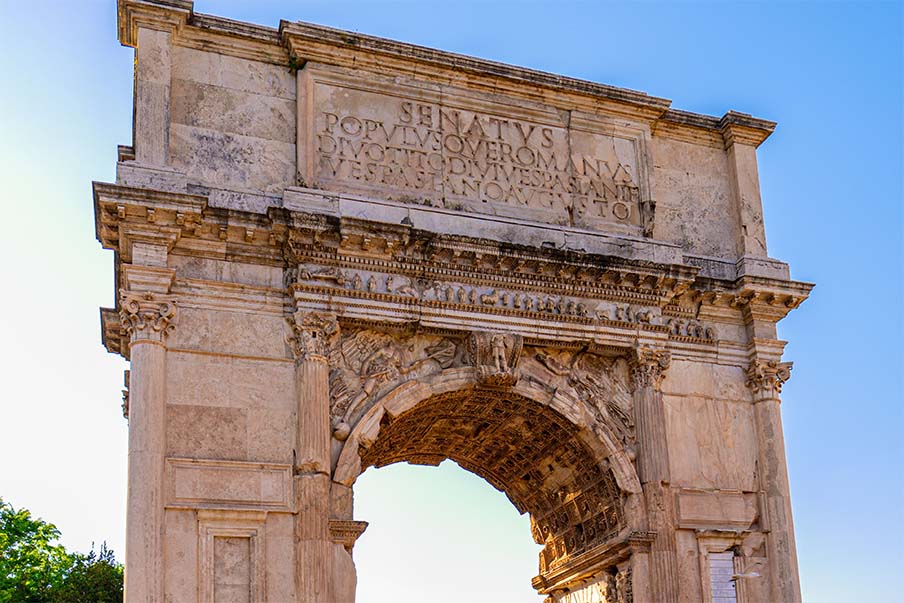 Titův oblouk (Arco di Tito) - Forum Romanum