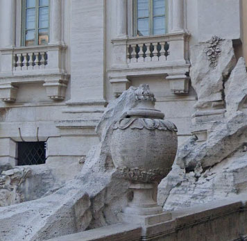 Fontána di Trevi - amfora