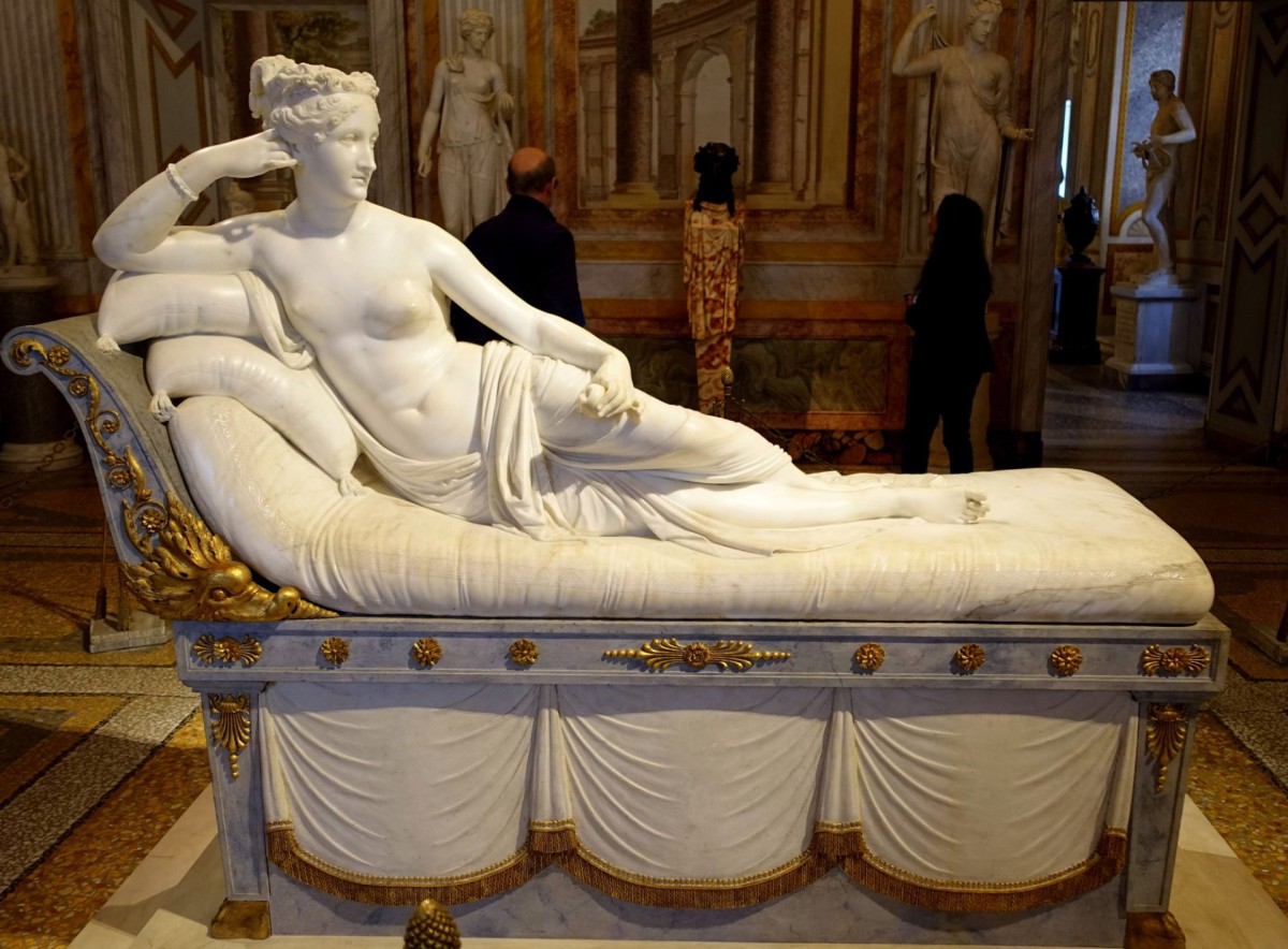 Pauline Bonaparte jako Venus Victrix