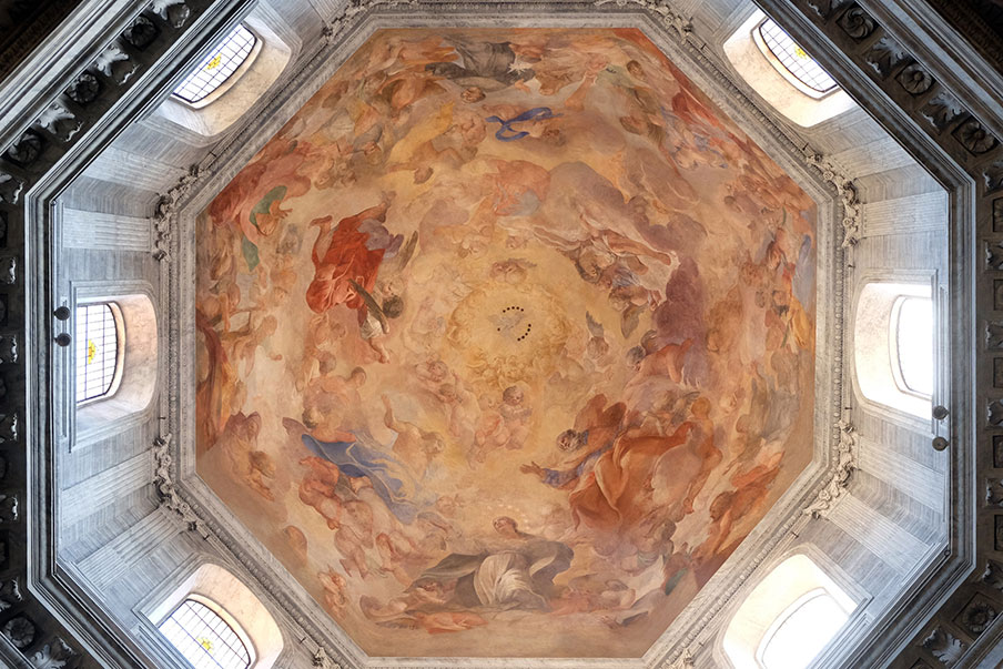 Kupole baziliky Santa Maria del Popolo