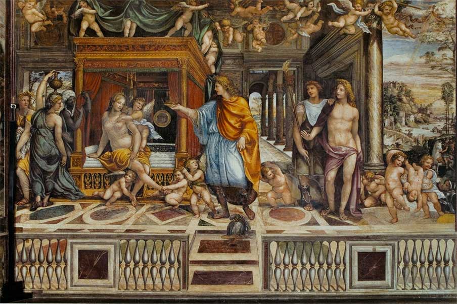 Villa Farnesina -Svatební sál Alexandra a Roxany