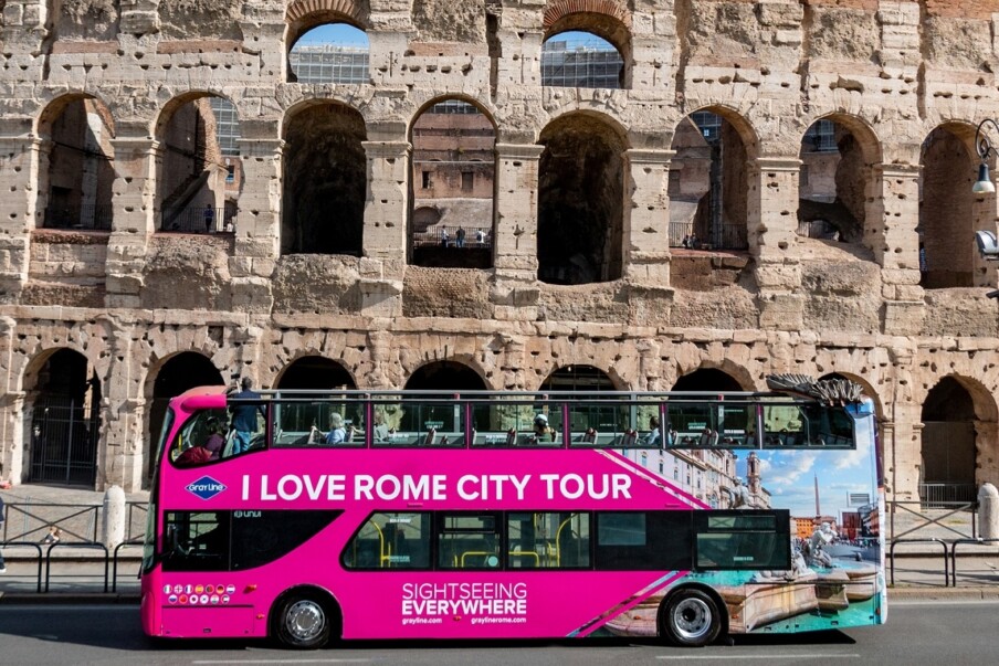 Vyhlídkový autobus Roma City Tour