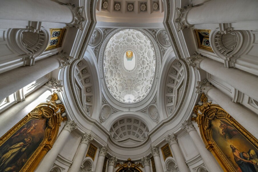 San Carlo alle Quattro Fontane - interiér
