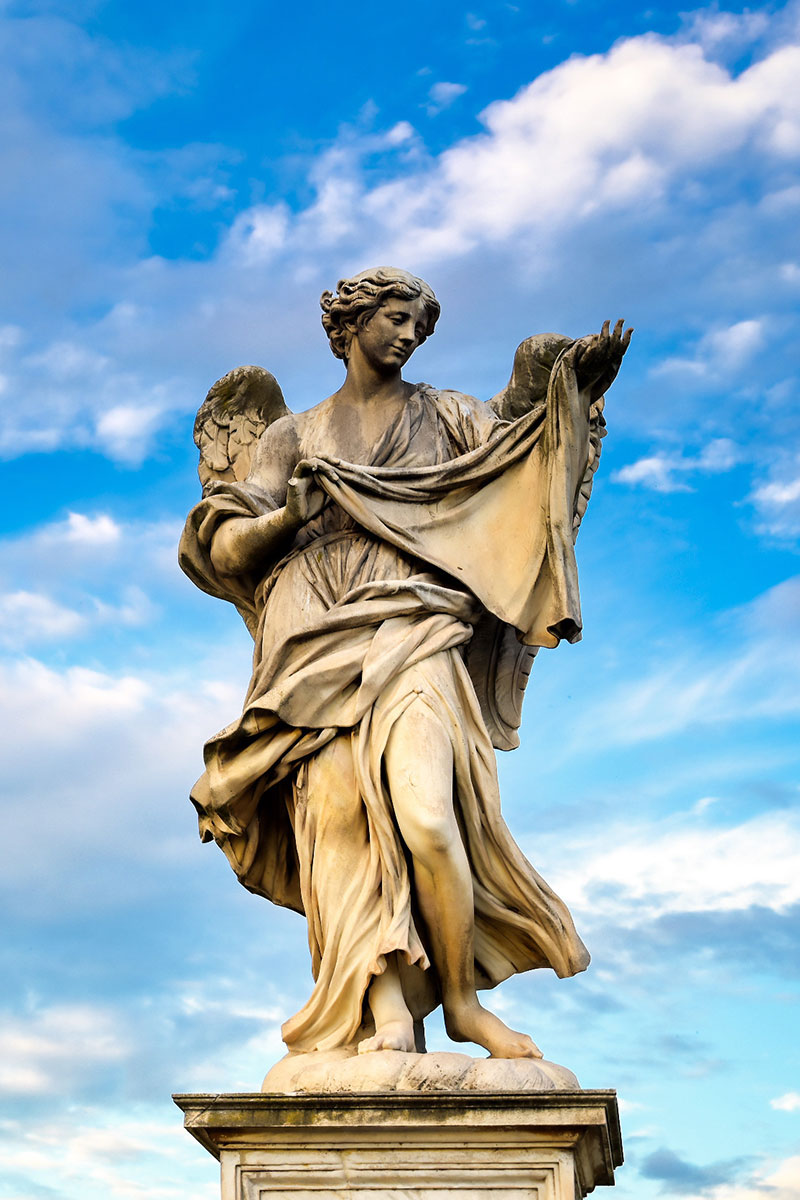 Andělský most - Anděl s rouškou