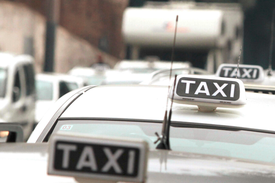 Taxi v Římě